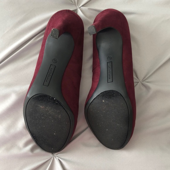 👠 Kelly & Katie | Burgundy Isabella Heels 9.5 - Picture 4 of 4